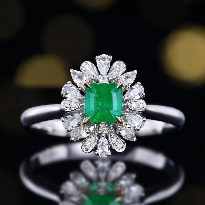 SGARIT Fine Jewelry Afghanistan Or 18 carats Bague émeraude