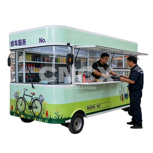 Camion de restauration mobile en acier inoxydable entièrement équipé d'une <span class=keywords><strong>friteuse</strong></span> et d'un grill pour hot-dogs, hamburgers et kebabs. - Product Image 3