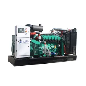 Generador de gas de alta potencia, 200kw, 250kw, 50/60hz, conjunto de generador de gas refrigerado por agua