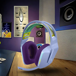 Logitechs G733ชุดหูฟังสำหรับนักเล่นเกมดั้งเดิมหูฟังไร้สายสีสันสดใสพับเก็บได้ความเร็วแสงกันน้ำสำหรับการเล่นเกมออฟฟิศพีซี - Product Image 3