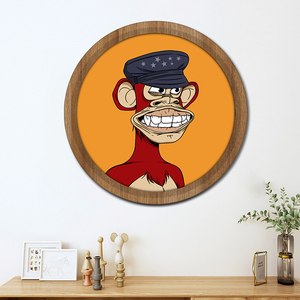 Pantalla LCD Circular de 23.6 Pulgadas para Publicidad en Interiores, Pantalla LCD Redonda, Reloj de Madera de Caoba, Marcos de Madera para Pantallas de TV, Wintouch - Product Image 3