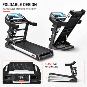 Écran LED semi-commercial motorisé super résistant à réduction de chocs, pliable multi-positions, pour fitness et comptage des calories, modèle L588S, installation facile - Product Image 5