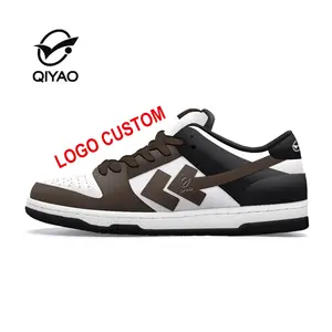 OEM ODM Low Cut Wholesale Custom Logo SB Trending Design Luxury Female Original Platform Two Lace Casual Shoes Men Sneakers