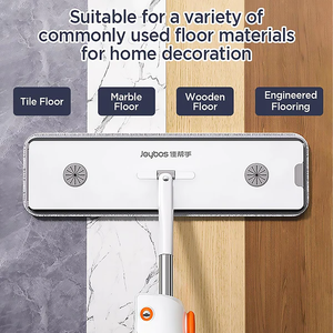 Fregona plana ajustable JOYBOS para suelo húmedo y seco con 2 almohadillas lavables, juego de microfibra giratorio grande y largo, herramienta de limpieza fácil - Product Image 4