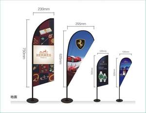 Bandiere da tavolo stampate bandiere con bandiera a basso prezzo di fabbrica pubblicizzate Banner per mostre all'aperto - Product Image 1