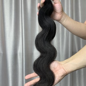 Human Hair Bundles Thick Virgin Indian Remy Grade 10''-50'' Weaving Bundles for Black Women DKL Brand - Product Image 1