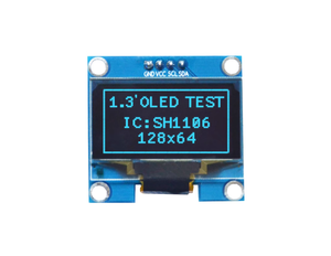 YC 1.3 inch màn hình hiển thị OLED trình điều khiển ánh sáng xanh trắng sh1106 thư viện phông chữ SPI 12864 mô-đun cổng nối tiếp <span class=keywords><strong>I2C</strong></span> - Product Image 3
