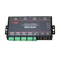 Convertidor Industrial HF5142B de 4 Puertos Seriales, Convierte RJ45 RS232/485/422 a Ethernet, Controlador, Servidor Serial RTOS Gratuito