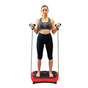 Plataforma Vibratoria Vertical con Pantalla LCD Roja de 110V para Uso Doméstico - Product Image 1
