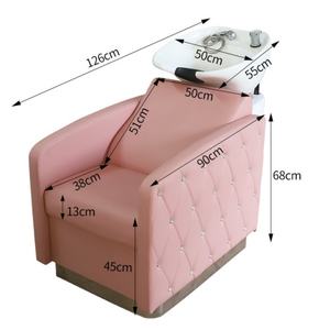 Venta al por Mayor de Muebles para Salón de Belleza, Peluquería y Barbería, Silla de Lavado de Cabello, Cama de Champú - Product Image 4