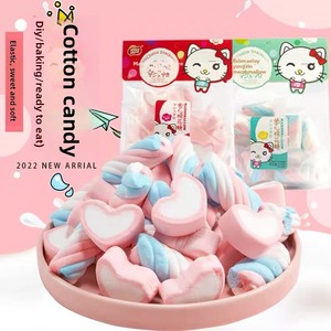 Sandwich di Marshmallow Confezionati Singolarmente, <span class=keywords><strong>Caramelle</strong></span> Gommose Morbide a Forma di <span class=keywords><strong>Cuore</strong></span> 158g, Perfette per la Festa dei Bambini - Product Image 3