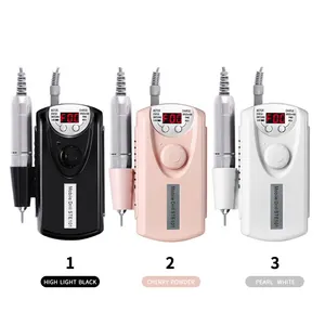 2022 nuovo 30000rpm coreless motor cordless portatile ricaricabile nail art manicure elettrico lima per trapano per unghie