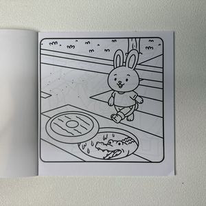 Livre de coloriage personnalisé sur les scènes de <span class=keywords><strong>crime</strong></span>, design mignon, couverture souple, livre de coloriage personnalisé pour les fans de mystère, les amateurs d'art, cadeau - Product Image 3