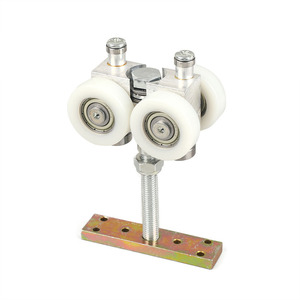 Rouleau de porte coulissante Lego avec rail droit de 65 mm pour porte coulissante en verre, capacité de charge de 250 kg - Product Image 4