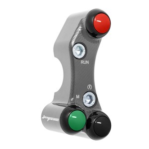 Interruptor de manillar derecho para BMW S 1000 RR HP4 (orificios desalineados) (titanio) - Product Image 3