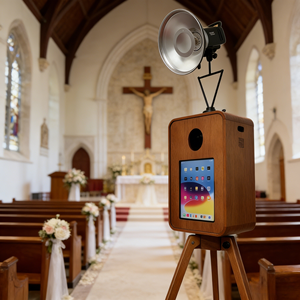 इसी तरह के प्रतीक रेट्रो लकड़ी के फोटो बूथ सेल्फी कैमरा बूथ में शामिल है जिसमें 18.5 टच स्क्रीन शामिल है - Product Image 6