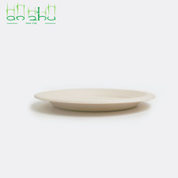 Bols en papier compostables, assiettes jetables pour Noël, écologiques, résistantes à la chaleur, en fibre de bambou