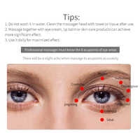 Ooglip Lifting Zorg Massager Anti-Aging Galvanische Anti Rimpels Oogmassage Pen Thuisgebruik Schoonheidsapparaat Oogmassage Toverstaf