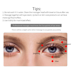 Göz dudak kaldırma bakımı masaj Anti-aging galvanik Anti kırışıklıklar göz masaj kalemi ev kullanımı güzellik cihazı göz masaj değnek - Product Image 6