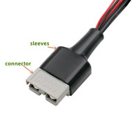 2PIN 와이어 커넥터 50A 600V 플러그 전기 지게차 배터리 충전 플러그 용 고전류 커넥터