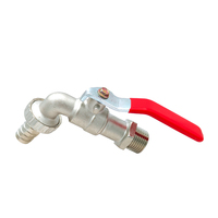 BH duvara montaj 1/2 "pirinç bahçe çeşme musluğu açık musluk pirinç çeşme musluğu