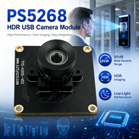 Module de caméra USB UVC PS5268 2MP 1080P WDR CMOS pour systèmes embarqués OEM ODM, kiosques de vente au détail et moniteurs industriels