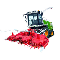 Moissonneuse-broyeuse automotrice de qualité industrielle avec moteur de 650 CV et transmission automatique pour la récolte du maïs et des céréales, idéale pour les grandes exploitations mondiales