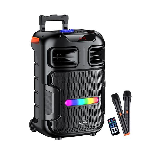 KAKUSIGA Wireless Portable Outdoor Dj Party BT Speakers with TWS&FM&USB 12 Inch Factory Price