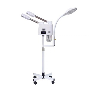 Vaporizador Facial 3 en 1 Frío y Caliente con Lámpara de Aumento 8X y Anillo de Luz para Salón, Sauna, Vaporizador de Ozono - Product Image 3