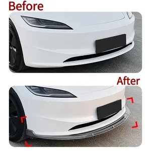 Becquet avant StarNav pour Tesla Model 3 2024+ – Diffuseur, Spoiler, Protection Inférieure, Pièces de Tuning Auto - Product Image 5