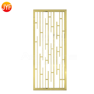 ZZ003 Xưởng Sản Xuất Thép Không Gỉ Khách Sạn Mạ Điện Hàng Rào Màn Hình Riêng Tư Từ Cao Cấp Fancy Room Divider - Product Image 6