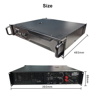 Amplificateur 2 canaux INSIGAI <span class=keywords><strong>1000</strong></span> Watts, puissance professionnelle 1000w, amplificateur stéréo professionnel 2u haute puissance - Product Image 5