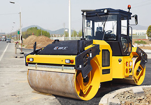 Mini Rodillo Vibratorio Hidráulico de Doble Tambor de 1.6 Toneladas, Equipo de Construcción con Motor Chino de Renombre, Compactador - Product Image 2