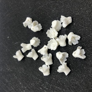 RE4614 materiale per fiori in ceramica di argilla di porcellana bianca per accessori per capelli da sposa fatti a mano fai da te gioielli per capelli da sposa - Product Image 6