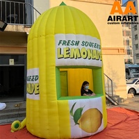 Tente gonflable en forme de cabine pour aliments, support de citron