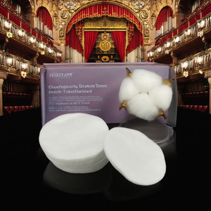 Su misura fabbrica diretta OEM/ODM 100% batuffoli di cotone eco-friendly sterilizzati per la pelle struccante per il viso tamponi 80/100 pz - Product Image 3