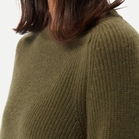 Femmes col rond chaud 100% cachemire Cardigans pulls en cachemire vêtements de bureau fabricant Direct OEM Service disponible
