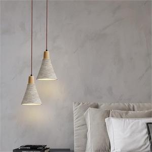 Wabi-sabi Style LED Pendant Light Unique Cream-Colored <b>Bar</b> Counter/ Coffee <b>Table</b> Long Pendant for Balcony Pendant Light - Product Image 2