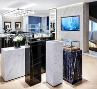 Système d'affichage de bijoux écologique GZowin avec éclairage LED pour les expositions en magasin et en musée - Dimensions personnalisables, durable