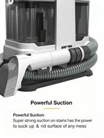 Aspirateur portable électrique pour tapis et taches d'animaux, nettoyeur de taches haute pression automatique, nettoyage à vapeur humide et sec pour voiture
