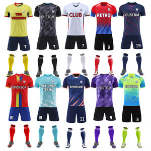 Seragam Sepak Bola Klasik dan Modern Cepat Kering Grosir Kaos Sepak Bola Thailand Jersey Pria - Product Image 1