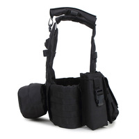 Porte-plaque tactique de protection personnelle PF avec tissu en nylon PE, pour la pêche tactique, la sécurité en plein air, en stock