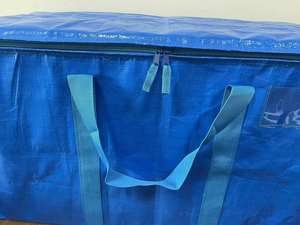 Bolsa de Almacenamiento Extra Grande Personalizable con Cremalleras, Bolsas de Mudanza Plegables Resistentes para el Hogar, Material PP, Ahorro de Espacio - Product Image 3