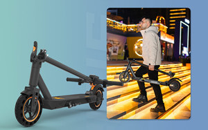 Trottinette électrique KuKirin S1 Max : Design personnalisable et tendance, autonomie de 39 km, solution de livraison B2B pour les entreprises de transport écologique - Product Image 2
