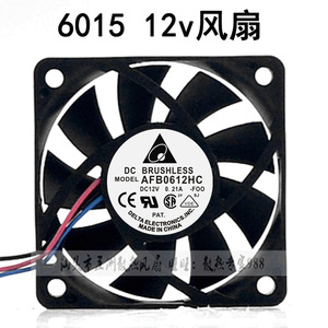 Ventilateur de refroidissement Delta Afb0612Hc 60 mm 12 V CC à double roulement à billes pour boîtier d'ordinateur - Product Image 4