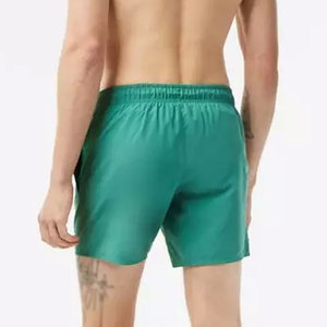 กางเกงว่ายน้ำชายแห้งเร็ว กางเกงชายหาดพิมพ์ลายโลโก้ด้านหน้า กางเกงว่ายน้ำตาข่าย กางเกงว่ายน้ำโลโก้สั่งทำ ชุดว่ายน้ำชายหาด - Product Image 4