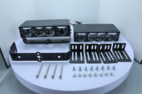 Projecteur de grille LED bi-laser 6 pouces 6000K 12V 24V 214W avec lentille pour SUV, VTT, UTV tout-terrain, étanche IP67