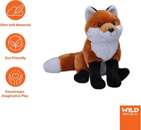 Peluche renard assis réaliste avec longue queue, jouet en peluche moelleux pour enfants, compagnon de sommeil - Promotion OEM