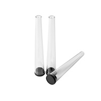 Tubes coniques en plastique de taille personnalisable - 98 mm 109 mm Contenant à cigarettes à l'épreuve des enfants avec couvercle étanche