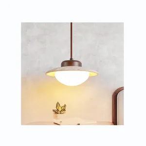 D2107 LED travertin lampe moderne éclairage pendentif pour salle à manger restaurant salon lampes fabricant.